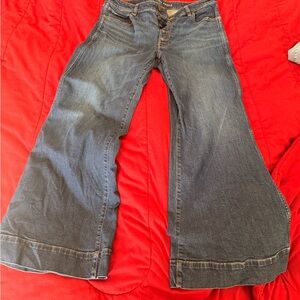 American Eagle Outfitters Dark Blue Flare Jeans